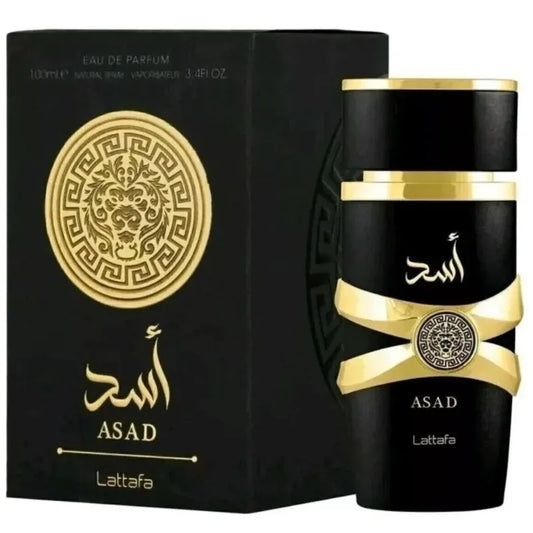 Lattafa Asad Black Edition - Perfume Unissex 100ml Floral