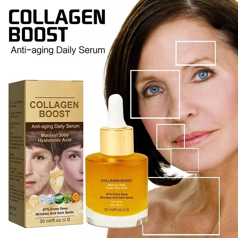 Korean Collagen Face Serum - Anti-Aging Wrinkle Remover 30ml