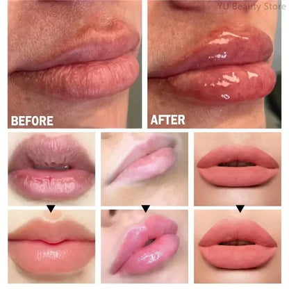 6 Colors Lip Plumping Gloss Instant Lip Plumper Extreme Volume Serum Oil Moisturizing Sexy Plump Lips Korean Makeup Products