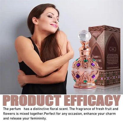 Arabian Rose Perfume - Floral Woody Fragrance 15ml