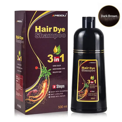 Plant Hair Dye Shampoo  Natural Fast Fuel  Suitable For Repairing Dry And Damaged Hair Of All Ages  Herbal Essence Hair Product
