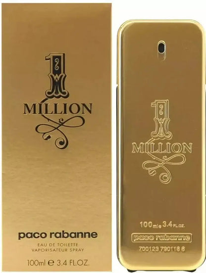 1 Million By Paco Rabanne For Men's Eau De Toilette TESTER 3.4 fl oz 100 ml  Men's Cologne New in Box USA