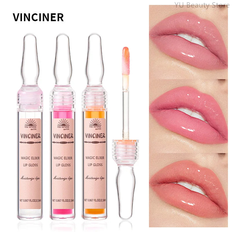 6 Colors Lip Plumping Gloss Instant Lip Plumper Extreme Volume Serum Oil Moisturizing Sexy Plump Lips Korean Makeup Products