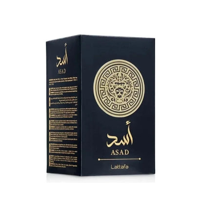 Lattafa Asad Black Edition - Perfume Unissex 100ml Floral