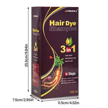 Plant Hair Dye Shampoo  Natural Fast Fuel  Suitable For Repairing Dry And Damaged Hair Of All Ages  Herbal Essence Hair Product