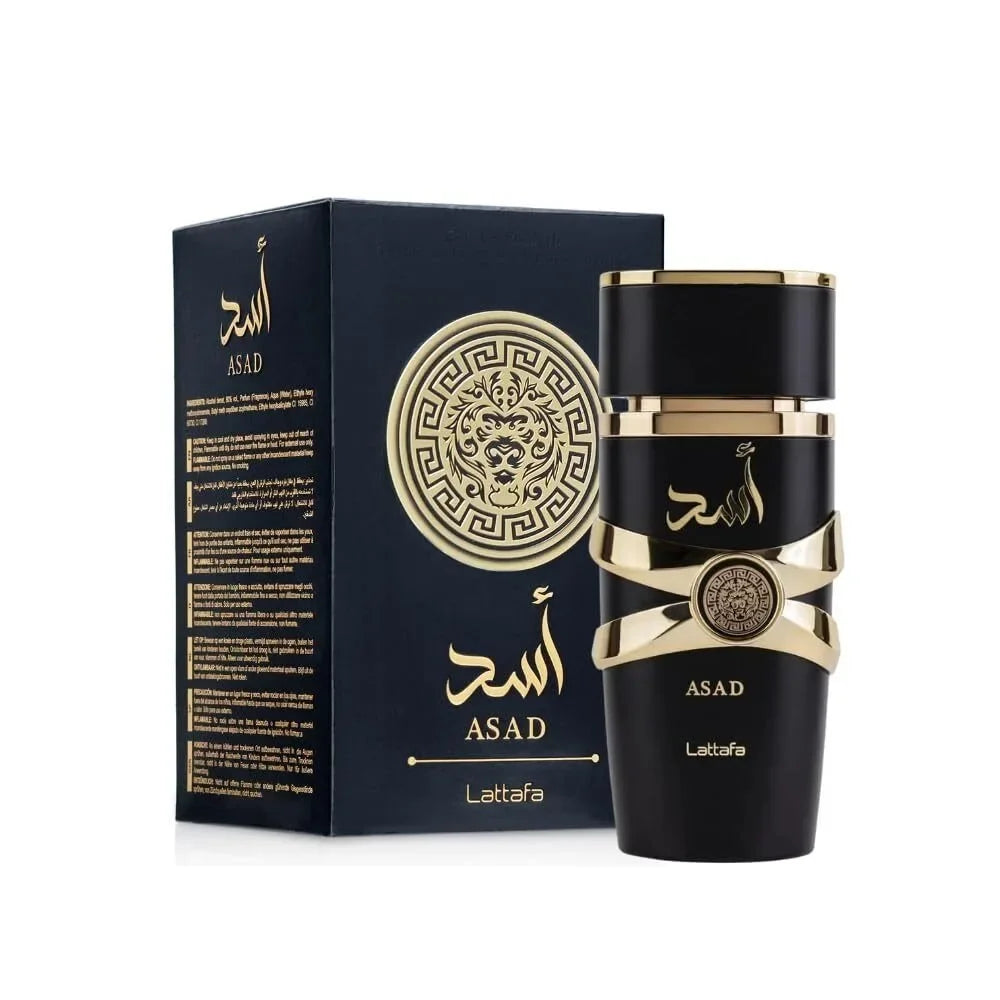 Lattafa Asad Black Edition - Perfume Unissex 100ml Floral