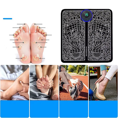 Smart Electric Massage Patch Shoulder and Neck Massager Multi-mode Portable Rechargeable Reusable Full Body Soothing Artifact