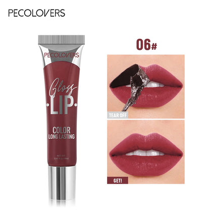 Peel-off Tattoo Multi-color Lip Gloss Lip Gloss Waterproof Long-lasting Matte Lip Gloss Red Contour Peel-off Lip Gloss Cosmetics