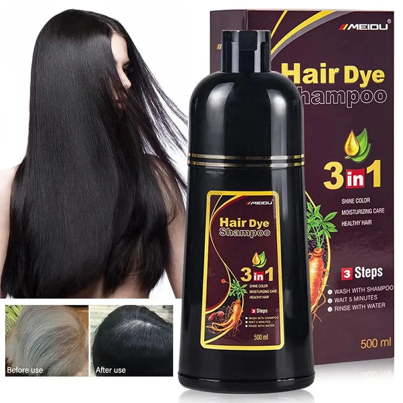 Plant Hair Dye Shampoo  Natural Fast Fuel  Suitable For Repairing Dry And Damaged Hair Of All Ages  Herbal Essence Hair Product