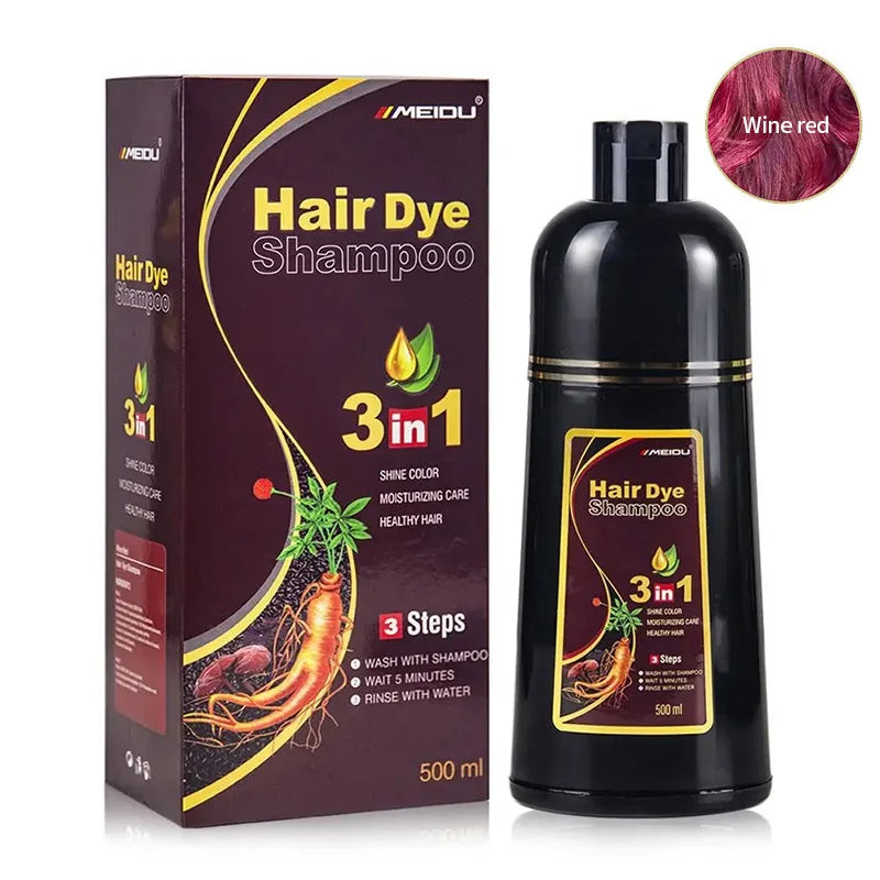 Plant Hair Dye Shampoo  Natural Fast Fuel  Suitable For Repairing Dry And Damaged Hair Of All Ages  Herbal Essence Hair Product